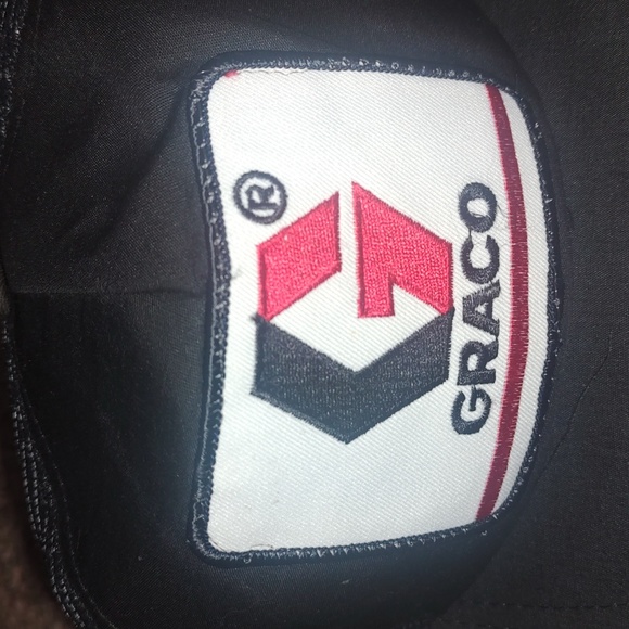 VINTAGE Graco Inc. Patch Navy Blue Mesh Snapback Hat Adjustable Trucker Cap - Picture 2 of 6